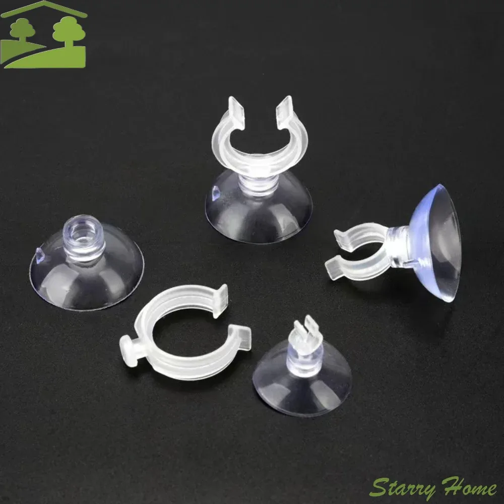 10pcs PVC Aquarium Sucker Clear Multi-specification Fish Tank