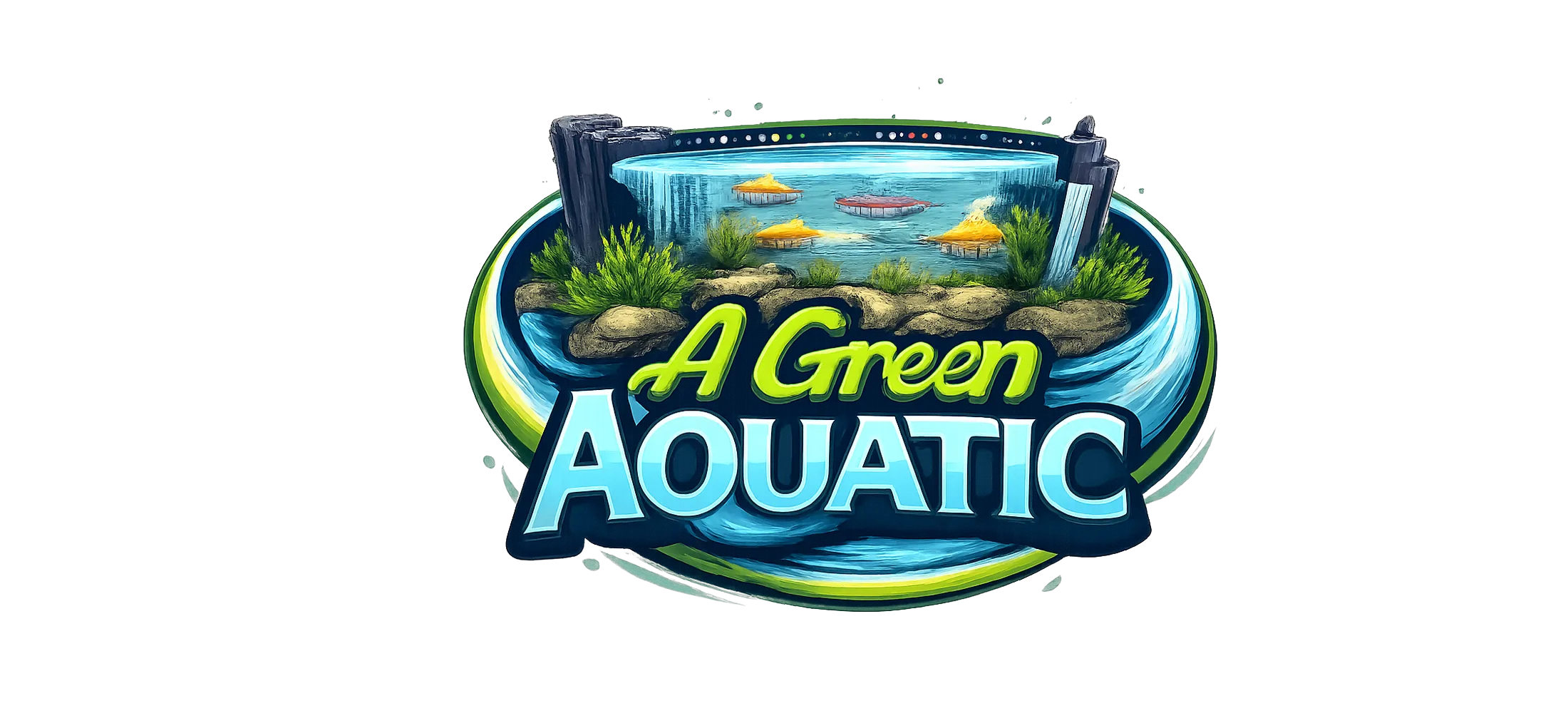 A Green Aquatic logo